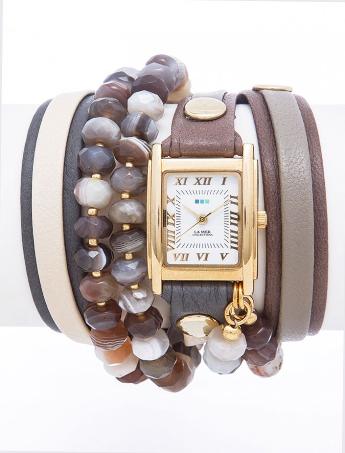 La Mer Collections Venetian Stones Analog Wrap Watch La Mer | Accessories | La Mer Collections Venetian Stones  main image 3
