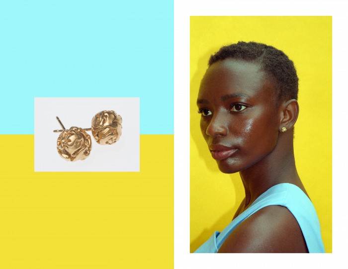 Allison Ullmer 2016, Rosebud Earrings