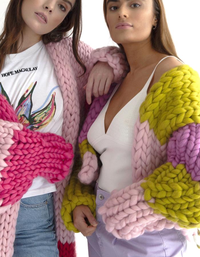 wonderland chunky knit cardigan pattern